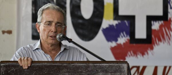 Expresidente de Colombia, Álvaro Uribe Expresidente de Colombia, Álvaro Uribe - Sputnik Mundo