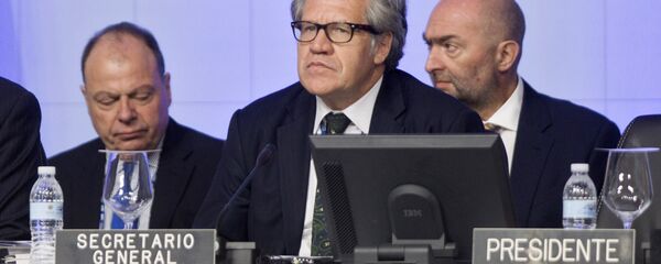 Luis Almagro, secretario general de la OEA (centro) Luis Almagro, secretario general de la OEA (centro) - Sputnik Mundo