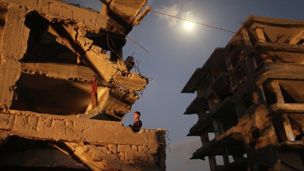 La situación en la Franja de Gaza (archivo) - Sputnik Mundo