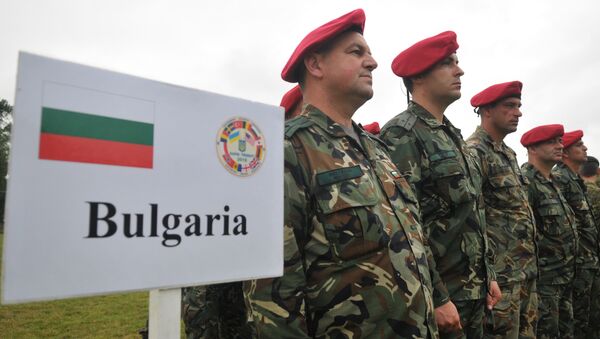 Soldados búlgaros durante la operación Rapid Trident 2016 en Ucrania - Sputnik Mundo