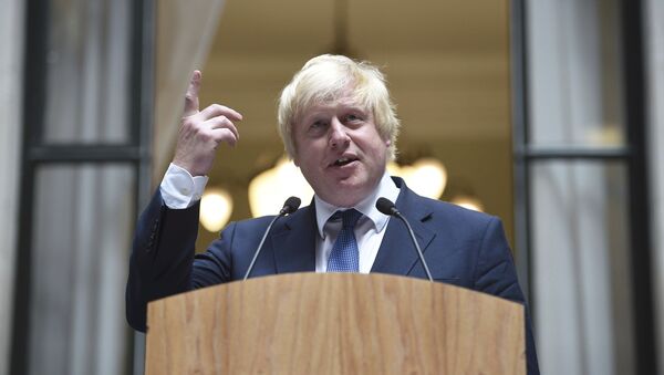 Boris Johnson, ministro británico de Exteriores - Sputnik Mundo