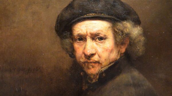 Rembrandt, autorretrato, óleo de 1659 - Sputnik Mundo