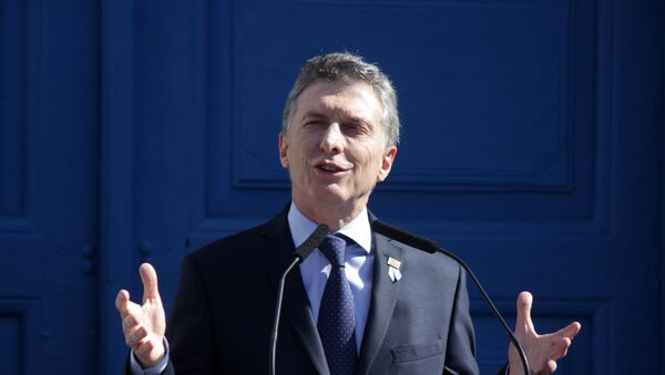 Mauricio Macri, presidente de Argentina - Sputnik Mundo
