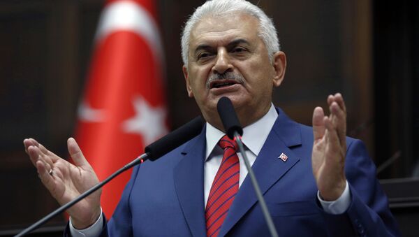 El primer ministro de Turquía, Binali Yildirim (archivo) - Sputnik Mundo