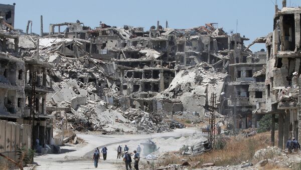 Consecuencias de los bombardeos en Siria - Sputnik Mundo