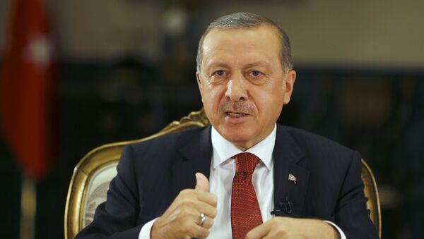 Recep Tayyip Erdogan, presidente de Turquía - Sputnik Mundo