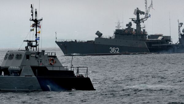Buques de guerra de la Flota rusa del Pacífico - Sputnik Mundo