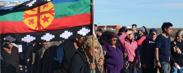 Protestas de la comunidad Mapuche (Archivo) Protestas de la comunidad Mapuche (Archivo) - Sputnik Mundo