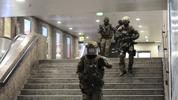 La policía en la operación en Munich tras los tiroteos en la ciudad alemana - Sputnik Mundo