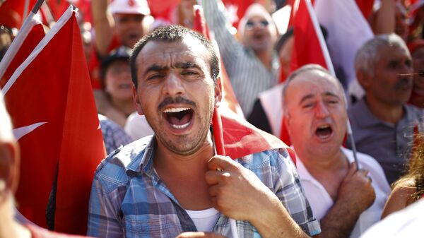 Demonstraciones en Turquía tras la intentona golpista - Sputnik Mundo