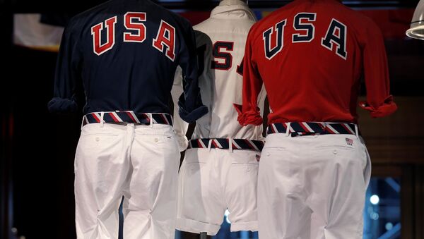 El uniforme de la delegación olímpica de EEUU diseñada por Ralph Lauren - Sputnik Mundo