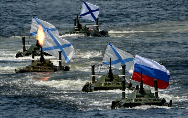 Las celebraciones del día de la Armada de Rusia. - Sputnik Mundo
