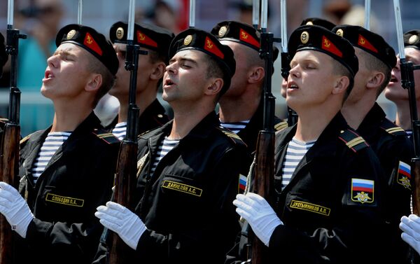 Infantes de la Armada de Rusia, en Vladivostok. - Sputnik Mundo