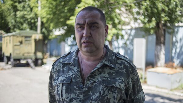 Jefe de las milicias locales, Ígor Plotnitski. - Sputnik Mundo