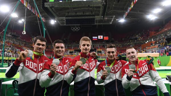 Selección masculina rusa de gimnasia - Sputnik Mundo