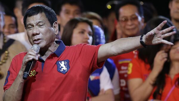 Rodrigo Duterte, el presidente de Filipinas - Sputnik Mundo