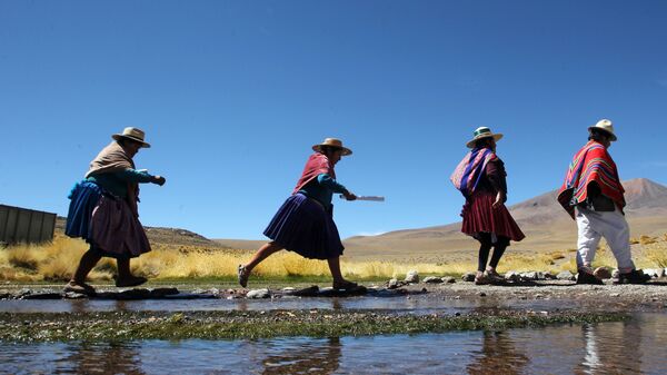 Indígenas aimará en Bolivia - Sputnik Mundo