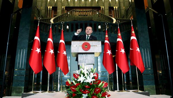 Recep Tayyip Eredogan, presidente de Turquía - Sputnik Mundo