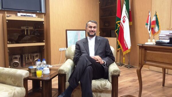Hosein Amir Abdolahian, ministro de Relaciones Exteriores de Irán - Sputnik Mundo