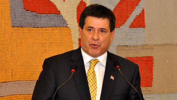 Horacio Cartes, presidente de Paraguay - Sputnik Mundo