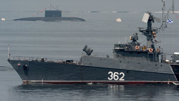 Buque antisubmarino Ust Ilimsk - Sputnik Mundo
