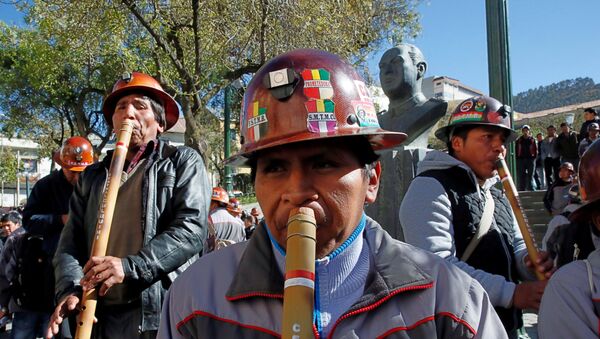 Los mineros bolivianos - Sputnik Mundo