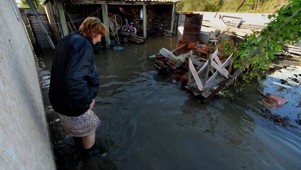 Una moradora de la región de Primorie avalia los estragos causados por el tifón Lionrock - Sputnik Mundo