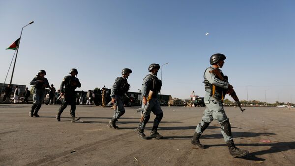 Policías de Afganistán - Sputnik Mundo