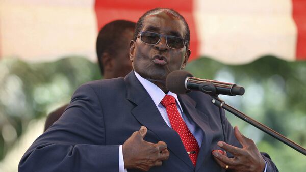 Robert Mugabe, presidente de Zimbabue - Sputnik Mundo