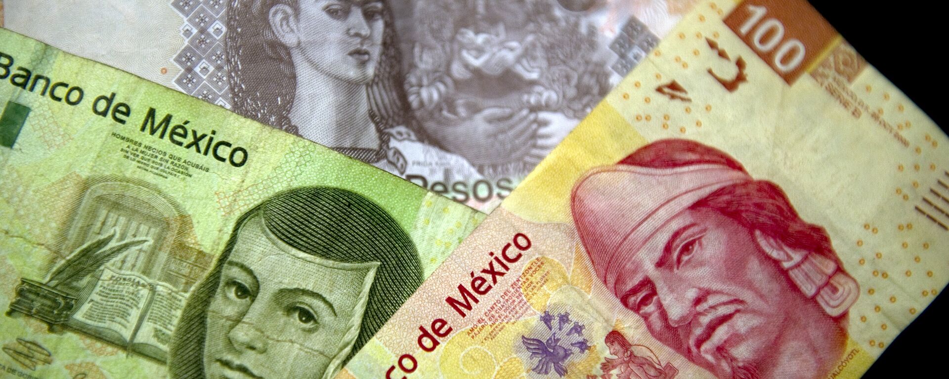 Picture of Mexican Peso notes of different denominations taken on December 27, 2011 in Mexico City - Sputnik Mundo, 1920, 03.09.2021