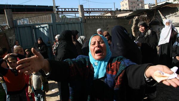 Mujeres palestinas en Gaza - Sputnik Mundo
