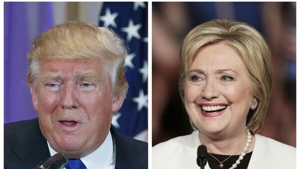 Donald Trump y Hillary Clinton - Sputnik Mundo