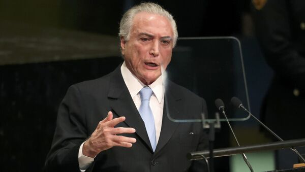 Michel Temer, el presidente de Brasil - Sputnik Mundo