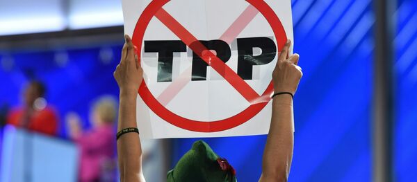 Protesta contra el TPP (archivo) Protesta contra el TPP (archivo) - Sputnik Mundo