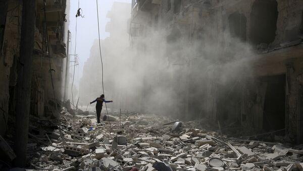 La situación en Alepo (archivo) - Sputnik Mundo
