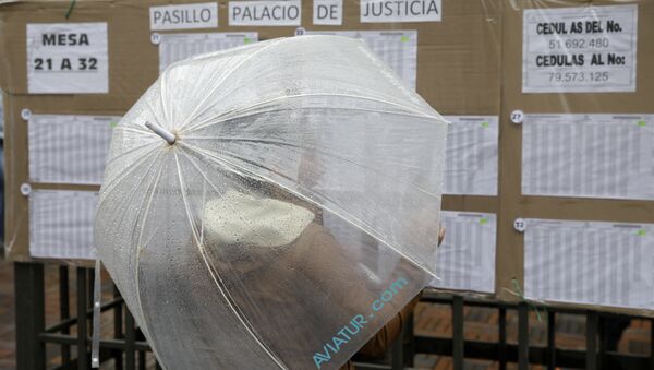 Votación para plebiscito en Colombia - Sputnik Mundo
