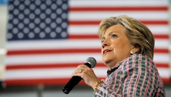 Hillary Clinton, durante su discurso en el estado de Florida. - Sputnik Mundo