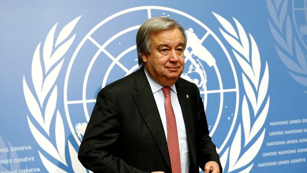Antonio Guterres, el ex alto comisionado de Naciones Unidos para los refugiados - Sputnik Mundo