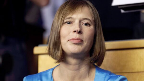 Kersti Kaljulaid, la presidenta de Estonia - Sputnik Mundo