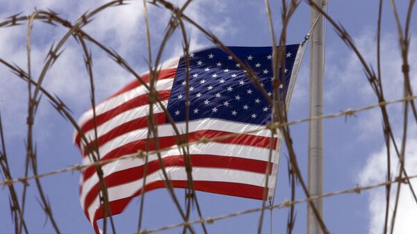 La bandera de EEUU en Guantánamo, Cuba - Sputnik Mundo