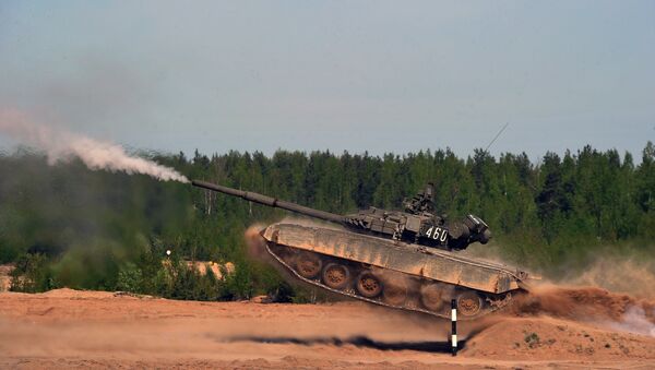 El tanque ruso T-80 - Sputnik Mundo