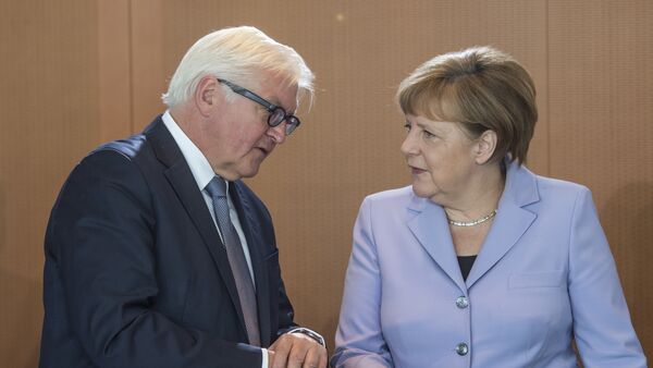 Angela Merkel y Frank-Walter Steinmeier - Sputnik Mundo