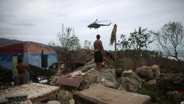 Las consecuencias del huracán Matthew en Cuba - Sputnik Mundo