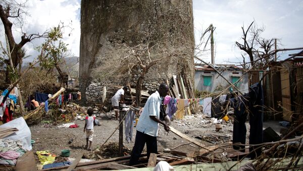 Consecuencias del huracán Matthew en Haití - Sputnik Mundo