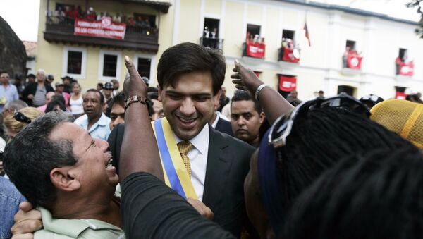 Carlos Ocariz, alcalde opositor del municipio venezolano de Sucre - Sputnik Mundo