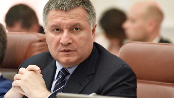 Arsén Avákov en la sesión del Gabinete de Ministros en Kiev - Sputnik Mundo
