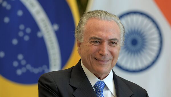 Michel Temer, el presidente de Brasil - Sputnik Mundo