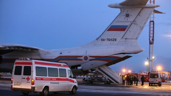 Un avión del Ministerio de Emergencias ruso - Sputnik Mundo