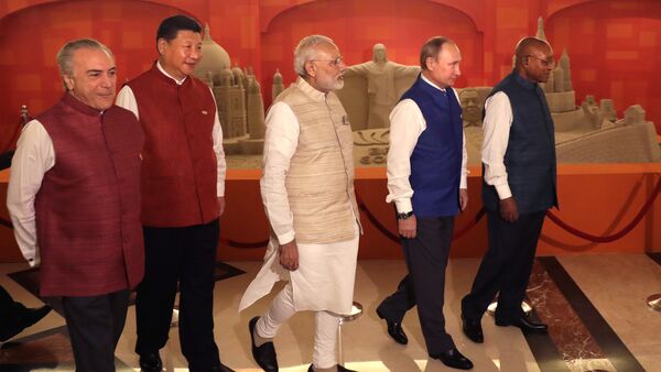 Líderes de las naciones BRICS - Sputnik Mundo