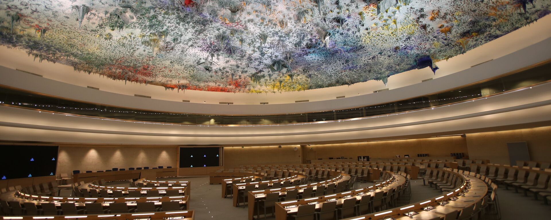 La sala del Consejo de Derechos Humanos de la ONU - Sputnik Mundo, 1920, 04.04.2022